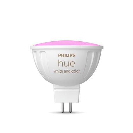 Philips Hue White and Color Ambiance Bombilla dicroica 2 luces RGBW MR16 6,3W 871951449164900 - vista alternativa