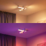 Philips Hue White and Color Ambiance Foco Centris blanco RGBW 25W 5060831P7 350lm - imagen 4