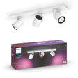 Philips Hue White and Color Ambiance Foco Argenta blanco RGBW 4,2W 1200lm 8720169318137