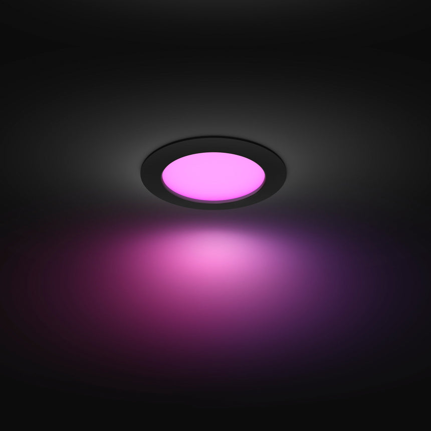 Philips Hue White and Color Ambiance Empotrable slim recessed light negro RGBW 12W IP44 872016926427400 - imagen 3