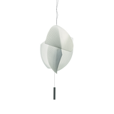 Lámpara de techo colgante LedsC4 Voiles Big Surface LED acero papel japonés 55W 00-B993-21-14