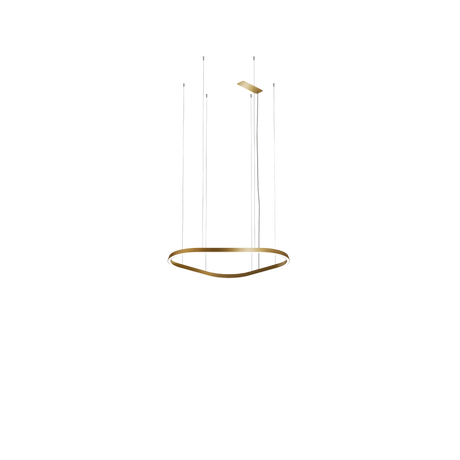 Lámpara de techo colgante LedsC4 Geometric Triangular Recessed grande LED 100cm TS5Z-00X9AZRUEF