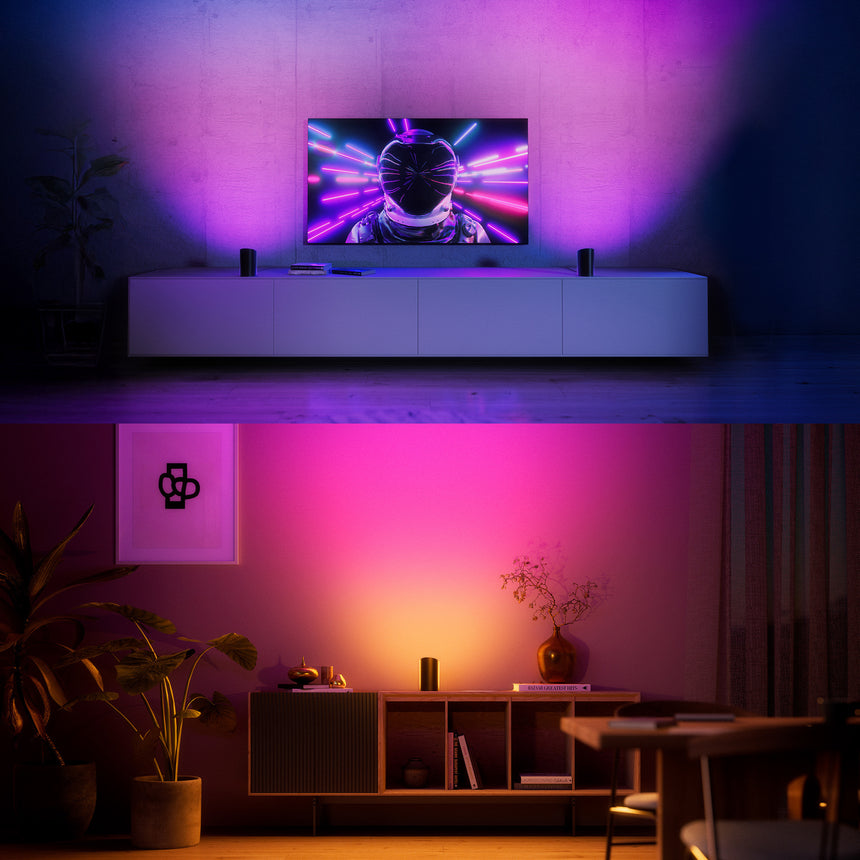 Philips Hue White and Color Ambiance Lámpara de mesa Play Wall washer negro RGBW 20W (2 uds) 8720169385993 - imagen 5