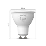 Philips Hue White Bombilla dicroica White GU10 4,2W 400lm 8720169230170 - imagen 8