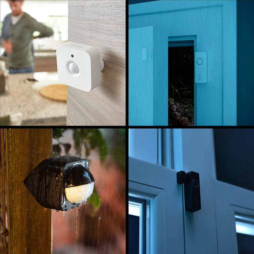 Philips Hue Security Sensor de contacto Secure negro 0W (2 uds) 87195