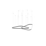 Lámpara de techo colgante LedsC4 Geometric Triangular Mini Double grande LED TS6S-00V9AZDU05