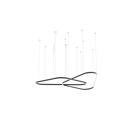 Lámpara de techo colgante LedsC4 Geometric Triangular Mini Double grande LED TS6S-00V9AZDU05