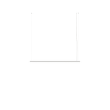 Lámpara de techo colgante LedsC4 Geometric Lineal Mini 2m LED softdiffuser LS6W-00V9AZOS14