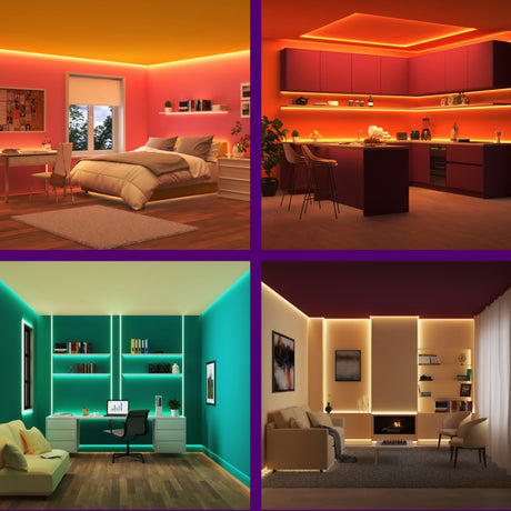 WiZ White and Color Ambiance Tira LED RGBW 6,5W 8720169078222 - imagen 3 | Philips