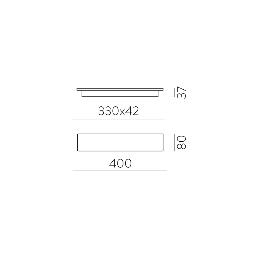 Lámpara de pared aplique ACB Fosca blanco texturado regulable A3833471BDP