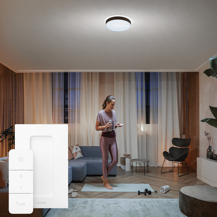 Philips Hue Plafón Enrave negro White Ambiance 34W 4116030P6 4300lm - imagen 6