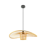 Fabrilamp Dylan Lámpara colgante de bambú negro y natural 60 cm 222096086