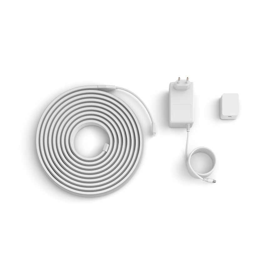 Philips Hue White and Color Ambiance Tira LED omniglow ledstrip blanco RGBW 60W 87211