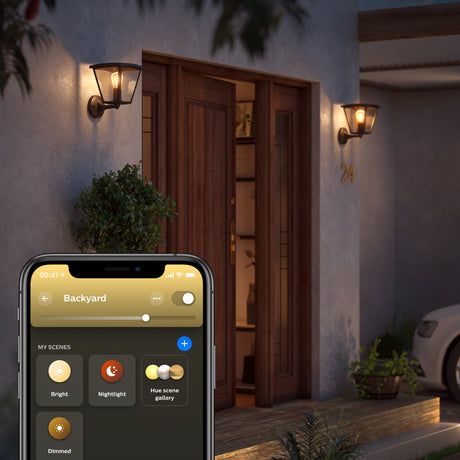 Philips Hue Aplique de pared inara negro White Ambiance 7W IP44 871951438851200 550lm - imagen 6