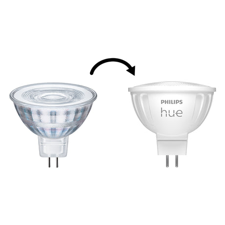 Philips Hue White and Color Ambiance Bombilla dicroica 2 luces RGBW MR16 6,3W 871951449164900 - imagen 6