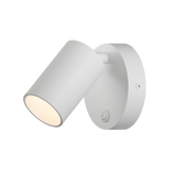 ACB Gina Aplique 16/3874 Blanco texturado, LED GU10 8W, I, Orientable, Con interruptor A38741B