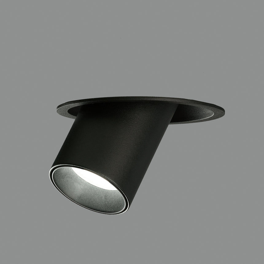ACB Gina Empotrable 3874 Negro Texturado, LED GU10 8W, I, Orientable E3874080N