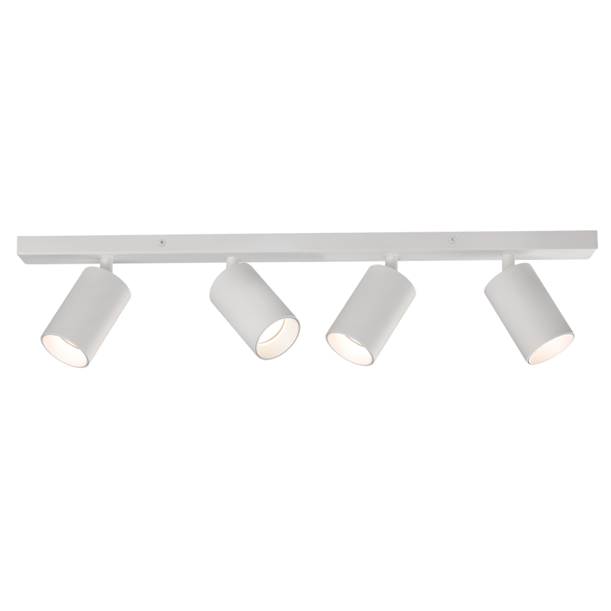 ACB Gina Plafón 3874/R4 Blanco Texturado, LED GU10 4x8W, , Orientable P3874R40B