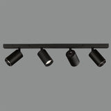 ACB Gina Plafón 3874/R4 Negro Texturado, LED GU10 4x8W, , Orientable P3874R40N