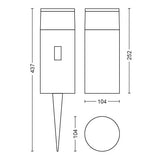 Philips Hue White and Color Ambiance Sobremesa Calla negro RGBW 8W IP65 1742093P7 590lm - imagen 10