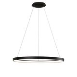 Lámpara de techo colgante ACB Grace negro texturado Ø78cm regulable C3848372NDP