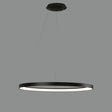 Lámpara de techo colgante ACB Grace negro texturado Ø78cm C3848372N