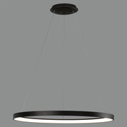 Lámpara de techo colgante ACB Grace negro texturado Ø98cm C3848472N