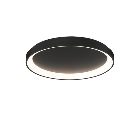 Plafón de techo ACB Grace negro texturado Ø48cm regulable P3848172NDP - vista alternativa