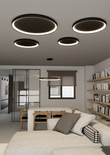 ACB Grace Plafón negro LED Casambi P384821NCA
