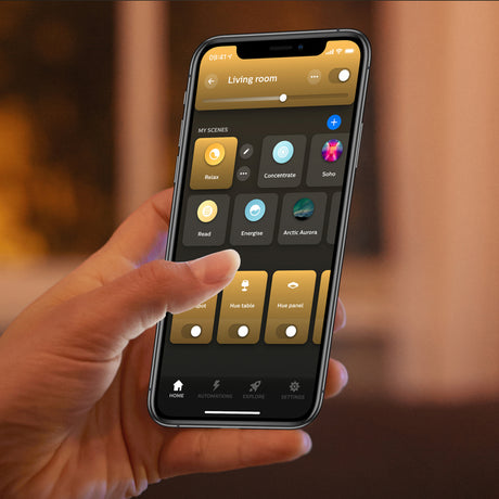 Philips Hue Panel LED Aurelle negro White Ambiance 39W 3750lm 8720169329034 - imagen 6