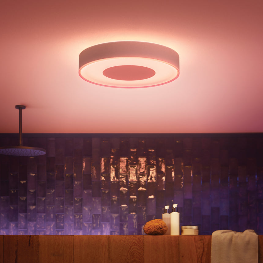 Philips Hue White and Color Ambiance Plafón Xamento blanco RGBW 34W IP44 4116731P9 2350lm - imagen 4