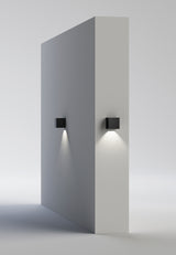 ACB Hamal Aplique 16/2081 Antracita Texturado, LED COB 9W 3000K 811lm, CRI80 IP65, LED integrado A2081000GR