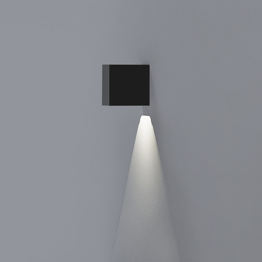 Lámpara de pared aplique ACB Hamal antracita texturado IP65 regulable A2081000GRDP