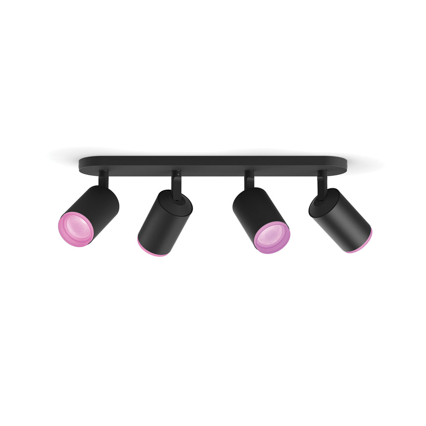 Philips Hue White and Color Ambiance Foco Fugato negro RGBW 4,2W 1600lm 8720169319394 - vista alternativa