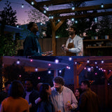 Philips Hue White and Color Ambiance RGBW Guirnalda 10 luces festavia negro RGBW 8,6W IP65 8721103063717 - vista alternativa