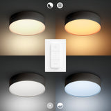 Philips Hue Plafón Enrave negro White Ambiance 10W 6500K 4115830P6 1220lm - imagen 4