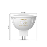 Philips Hue Bombilla dicroica White Ambiance MR16 5,1W 400lm 8719514491342 - imagen 7