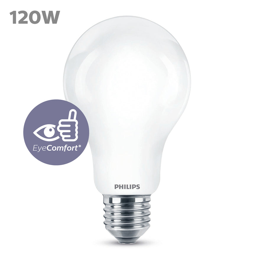 Bombilla de filamento Philips mate A67 120W E27 2700K 2000lm 764517