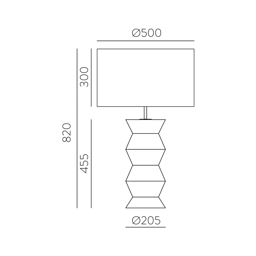 ACB Ibiza Sobremesa 8211 Blanco mate, LED E27 15W, CL.II, Interruptor de cable S8211080B