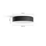 Philips Hue Plafón Enrave negro White Ambiance 10W 6500K 4115830P6 1220lm - imagen 9