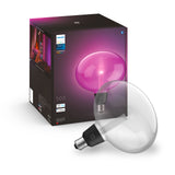 Philips Hue White and Color Ambiance Bombilla Lightguide ellipse transparente RGBW E27 6W 41927800