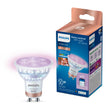Bombilla LED Dicroica Philips White and color ambiance regulable PAR16 50W GU10 400lm 296800