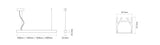 Luminaria lineal LED colgante Ilutrek Space 25 DALI