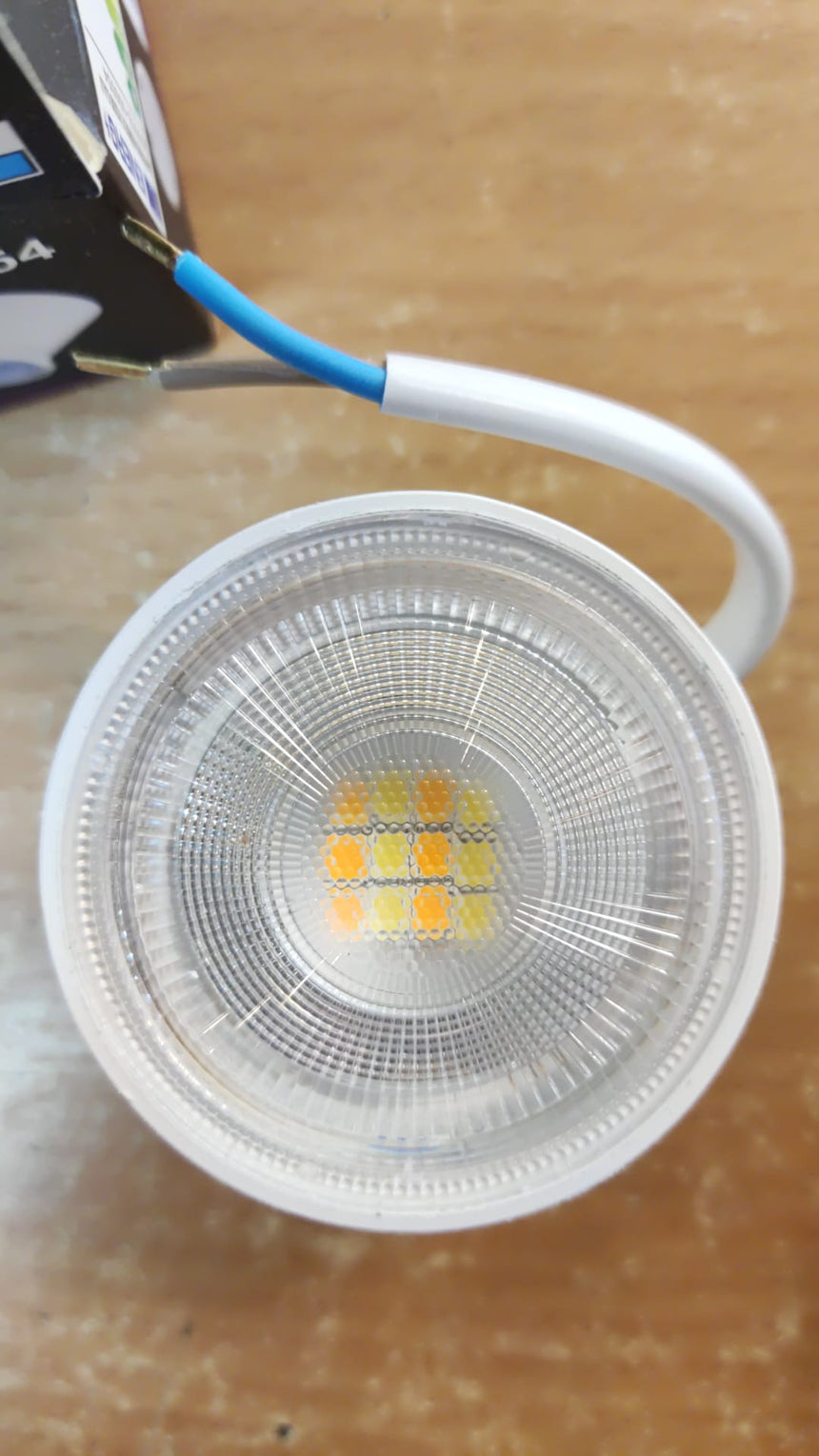 Muñoz Bombilla LED compacta 7W CCT 3000K-4000K-6000K 680lm transparente 000054