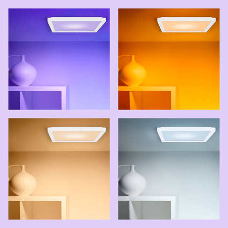 WiZ White and Color Ambiance Plafón RGBW 12W 1600lm 0169077928 - imagen 5 | Philips