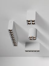 ACB Invisible Plafón 3980/66 Square Blanco Texturado, LED 9W 3000K 680lm, CRI90 , LED integrado P3980200B