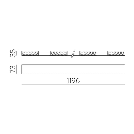 Lámpara ACB Invisible negro texturado C3980000N - imagen 3