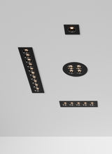 ACB Invisible Empotrable 3980/147 Negro Texturado, LED 12W 3000K 850lm, CRI90 I, LED integrado E3980000N