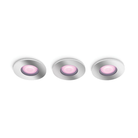 Philips Hue White and Color Ambiance Empotrable Xamento plata RGBW 6W IP44 871951435539200 (3 uds) - vista alternativa