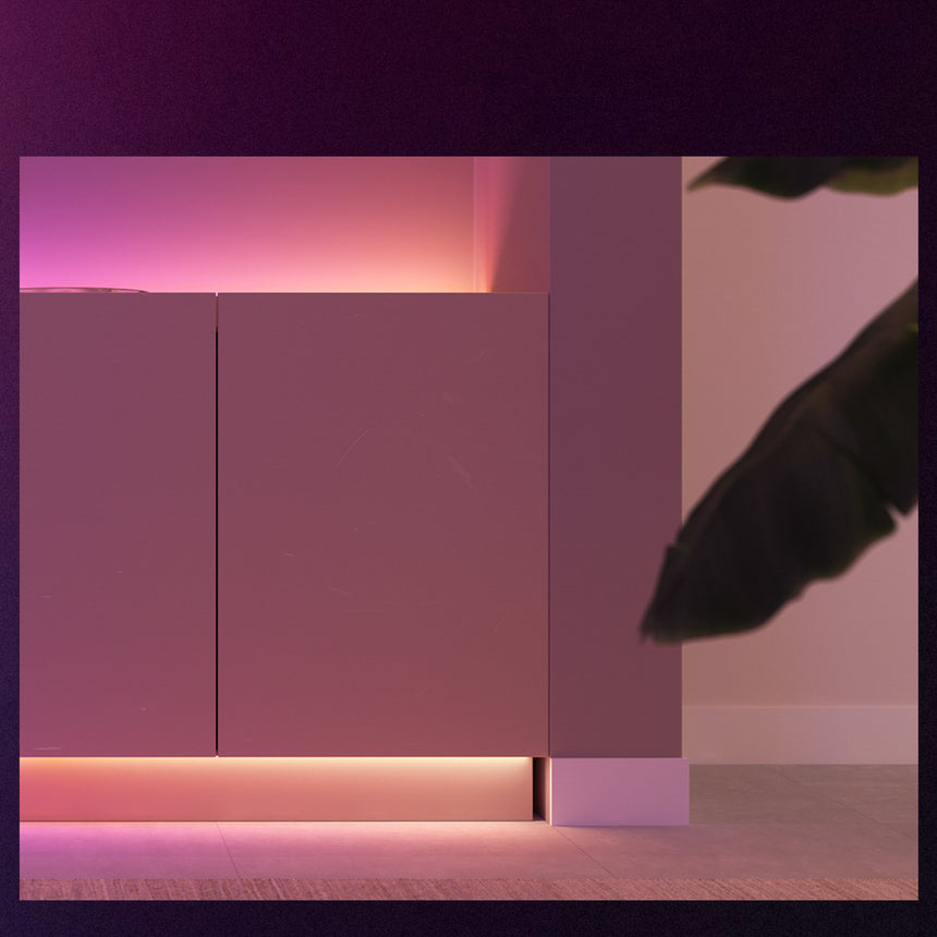 Philips Hue White and Color Ambiance Tira LED flux ledstrip blanco RGBW 16W 87211